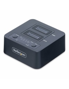 StarTech.com Dock Duplicador Clonador Autónomo 1 1 de Unidad SSD NVMe M.2 - 90GBpm - USB-C 3.2 de 20Gbps - Docking Station USB
