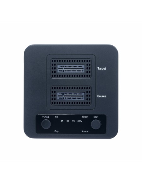 StarTech.com Dock Duplicador Clonador Autónomo 1 1 de Unidad SSD NVMe M.2 - 90GBpm - USB-C 3.2 de 20Gbps - Docking Station USB