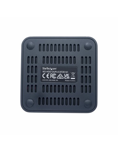 StarTech.com Dock Duplicador Clonador Autónomo 1 1 de Unidad SSD NVMe M.2 - 90GBpm - USB-C 3.2 de 20Gbps - Docking Station USB