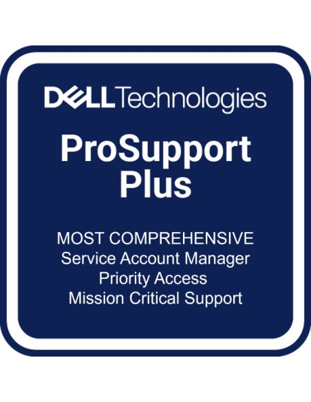 DELL Actualización de 3 años ProSupport for Infrastructure a 3 años ProSupport Plus 4H Mission Critical