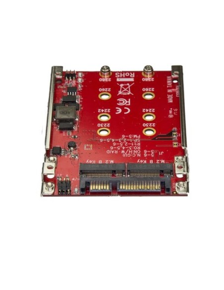 StarTech.com Adaptador para Unidad de Disco M.2 a SATA para Bahía de 2,5 Pulgadas - Conversor M.2 a SATA para Bahía de 2,5