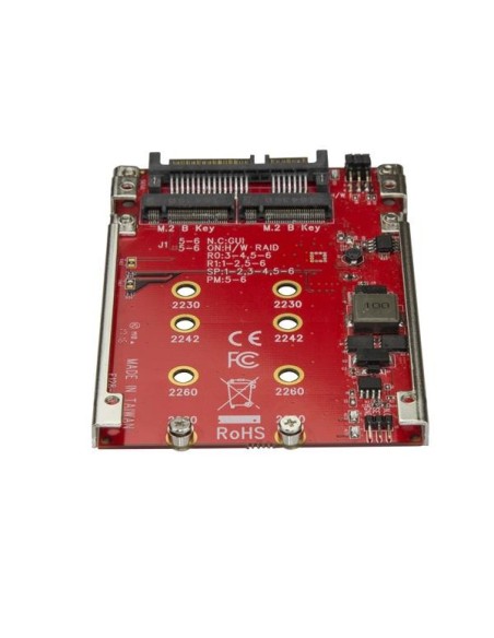 StarTech.com Adaptador para Unidad de Disco M.2 a SATA para Bahía de 2,5 Pulgadas - Conversor M.2 a SATA para Bahía de 2,5