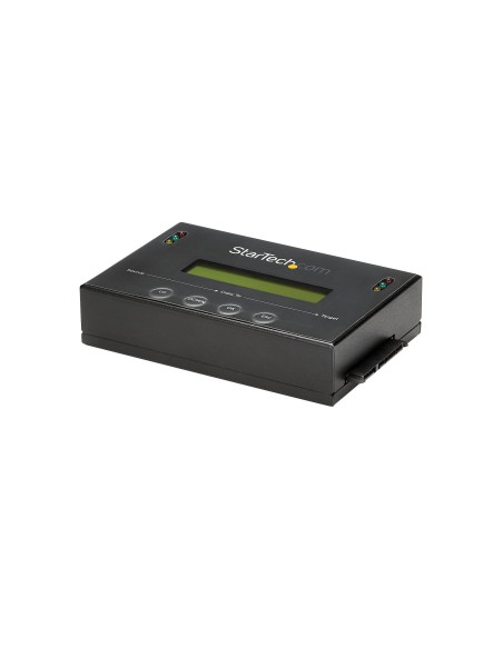 StarTech.com Clonador y Borrador Autónomo 1 1 para Discos Duros SSDs SATA - con Pantalla LCD - TAA - Independiente del Sistema