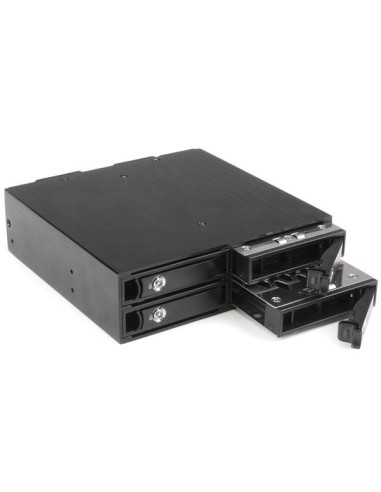 StarTech.com Backplane Rack Móvil 5,25 Pulgadas a 4 Unidades 2,5 SATA SAS