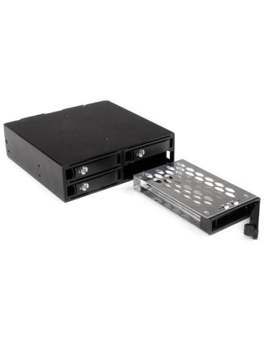 StarTech.com Backplane Rack Móvil 5,25 Pulgadas a 4 Unidades 2,5 SATA SAS