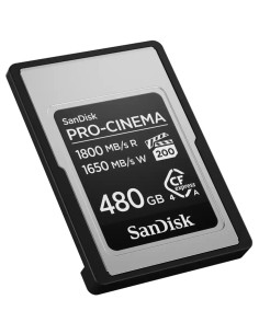 SanDisk PRO-CINEMA CFexpress Type A Card - 480GB CFexpress tipo A 2