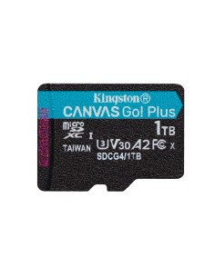 Kingston Technology 1 TB microSDXC Canvas Go Plus Gen4 200R A2 U3 Paquete individual sin ADP