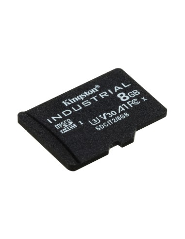 Kingston Technology Tarjeta 8GB microSDHC Industrial C10 A1 pSLC + adaptador SD