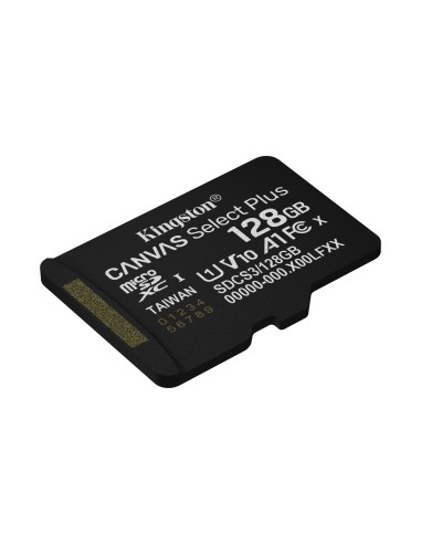 Kingston Technology 128GB microSDXC Canvas Select Plus Gen3 150MB s A1 (Incluye adaptador de SD)