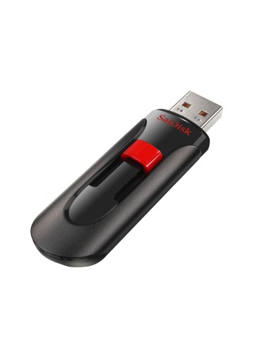 SanDisk Cruzer Glide unidad flash USB 32 GB USB tipo A 2.0 Negro, Rojo