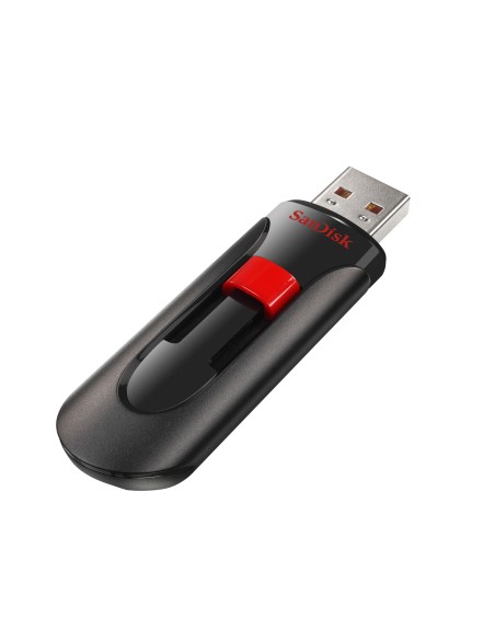 SanDisk Cruzer Glide unidad flash USB 64 GB USB tipo A 2.0 Negro, Rojo