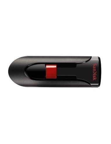 SanDisk Cruzer Glide unidad flash USB 128 GB USB tipo A 2.0 Negro, Rojo