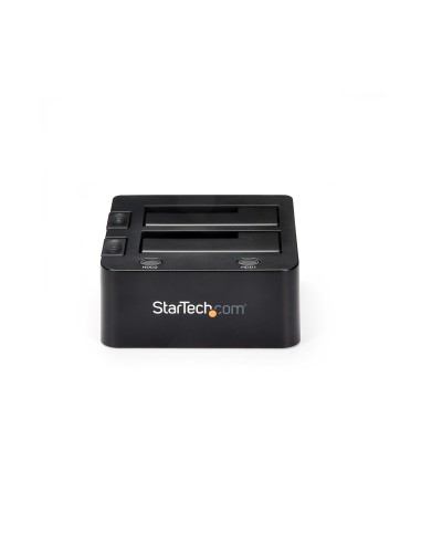 StarTech.com Docking Station de 2 Bahías USB 3.0 a SATA - Base de Acoplamiento USB de Discos Duros SSD SATA I II III de