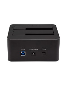 StarTech.com Docking Station USB 3.0 de 2 Bahías SATA de 2,5 o 3,5 Pulgadas para SSD o Disco Duro Base de Conexión para 2