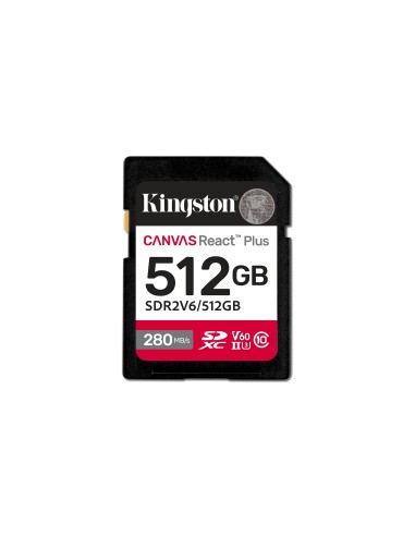 Kingston Technology Canvas React Plus 512 GB SDXC UHS-II Clase 10