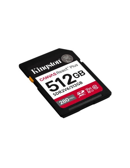 Kingston Technology Canvas React Plus 512 GB SDXC UHS-II Clase 10