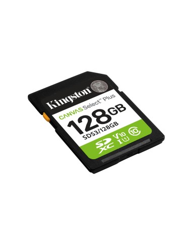 Kingston Technology 128 GB SDXC Canvas Select Plus Gen3 150 MB s C10 UHS-I U1 V10