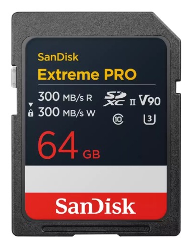 SanDisk Extreme PRO 64 GB SDXC UHS-II Clase 10