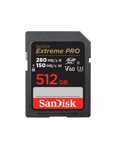 SanDisk SDSDXEP-512G-GN4IN memoria flash 512 GB SDXC UHS-II Clase 10