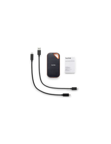 SanDisk Extreme PRO 4 TB USB Tipo C 3.2 Gen 2 (3.1 Gen 2) Negro, Naranja