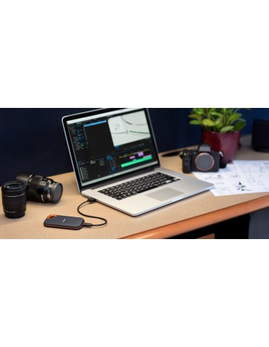 SanDisk Extreme PRO 4 TB USB Tipo C 3.2 Gen 2 (3.1 Gen 2) Negro, Naranja