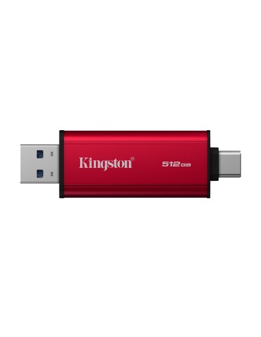 Kingston Technology 512GB Dual USB-A C Portable SSD, Up to 1050MB s USB 3.2 Gen 2