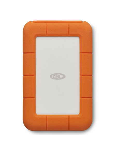 LaCie Rugged USB-C disco duro externo 5 TB USB Tipo C 3.2 Gen 1 (3.1 Gen 1) Gris, Amarillo