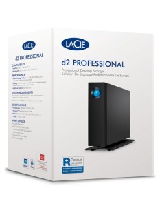 LaCie d2 Professional disco duro externo 20 TB 7200 RPM USB Tipo C 3.2 Gen 1 (3.1 Gen 1) Negro 2