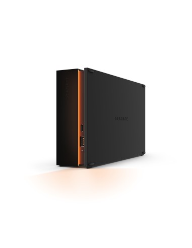 Seagate FireCuda Gaming Hub disco duro externo 8 TB Micro-USB B   USB Type-A   USB Type-C 3.2 Gen 1 (3.1 Gen 1) Negro