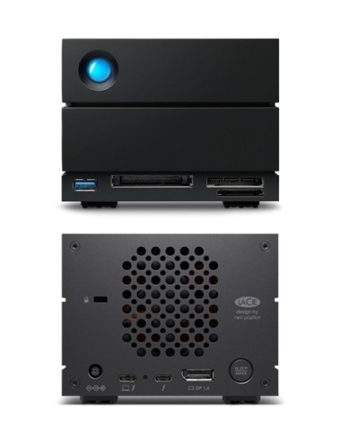 LaCie 2big Dock unidad de disco multiple 48 TB Escritorio Negro