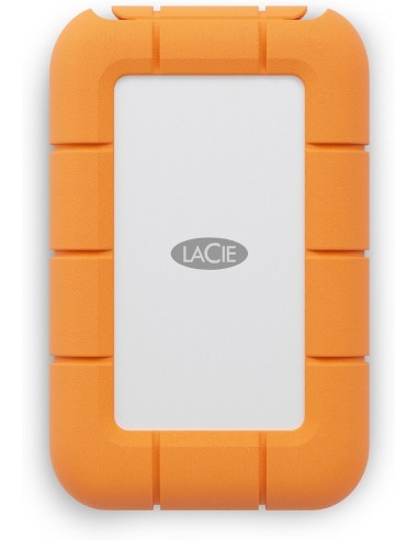 LaCie STMF4000400 unidad externa de estado sólido 4 TB USB Tipo C USB 3.2 Gen 2x2 Gris, Naranja