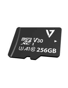 V7 Tarjeta Micro-SDXC U3 V30 A1 Clase 10 de 256GB + adaptador