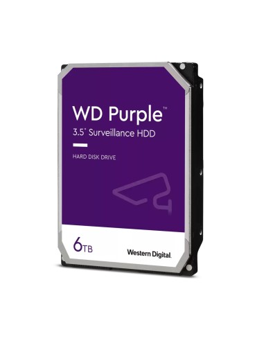 Western Digital Purple disco duro interno 6 TB 5400 RPM 256 MB 3.5" Serial ATA III