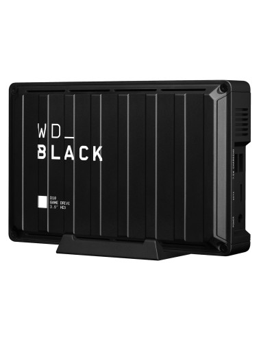 Western Digital D10 disco duro externo 8 TB 7200 RPM 3.2 Gen 2 (3.1 Gen 2) Negro, Blanco