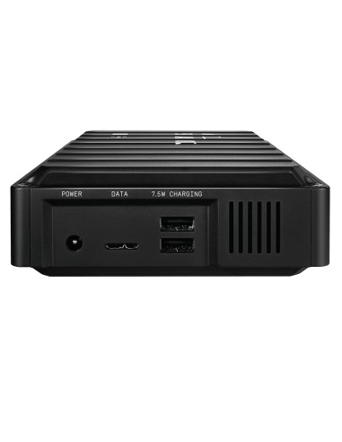 Western Digital D10 disco duro externo 8 TB 7200 RPM 3.2 Gen 2 (3.1 Gen 2) Negro, Blanco