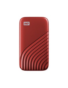 Western Digital My Passport 1 TB USB Tipo C 3.2 Gen 2 (3.1 Gen 2) Rojo
