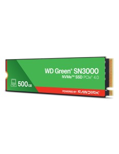SanDisk Green WD SN3000 NVMe 500 GB M.2 PCI Express 4.0 QLC 3D NAND 2