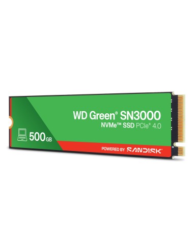 SanDisk Green WD SN3000 NVMe 500 GB M.2 PCI Express 4.0 QLC 3D NAND