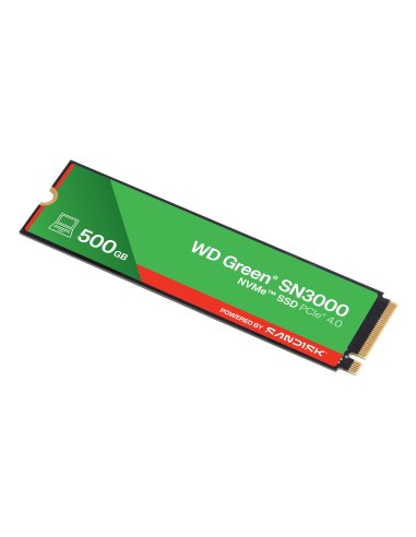 SanDisk Green WD SN3000 NVMe 500 GB M.2 PCI Express 4.0 QLC 3D NAND