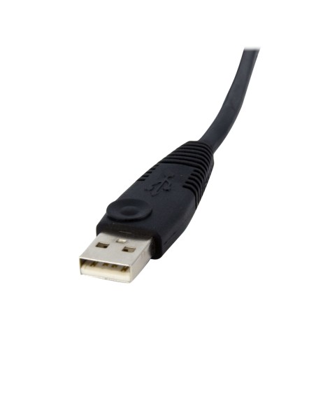 StarTech.com Cable de 1,8m para Switch Conmutador KVM 4en1 DVI-D Dual Link Doble Enlace USB con Audio Micrófono