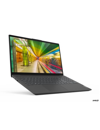 Lenovo IdeaPad 5 15ALC05 AMD Ryzen™ 7 5700U Portátil 39,6 cm (15.6") Full HD 8 GB DDR4-SDRAM 512 GB SSD Wi-Fi 6 (802.11ax) Gris