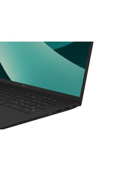 LG Gram Intel Core Ultra 7 258V Portátil 43,2 cm (17") WQXGA 32 GB LPDDR5x-SDRAM 512 GB SSD Wi-Fi 7 (802.11be) FreeDOS Negro