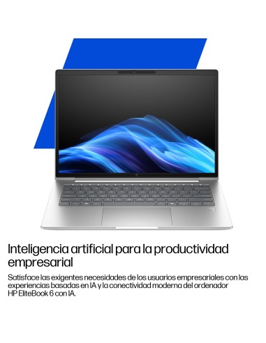 HP EliteBook 6 G1i 14 inch Notebook AI PC Wolf Pro Security Edition Intel Core Ultra 5 225U Portátil 35,6 cm (14") WUXGA 16 GB