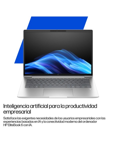 HP EliteBook 6 G1i 14 inch Notebook AI PC Wolf Pro Security Edition Intel Core Ultra 5 225U Portátil 35,6 cm (14") WUXGA 16 GB