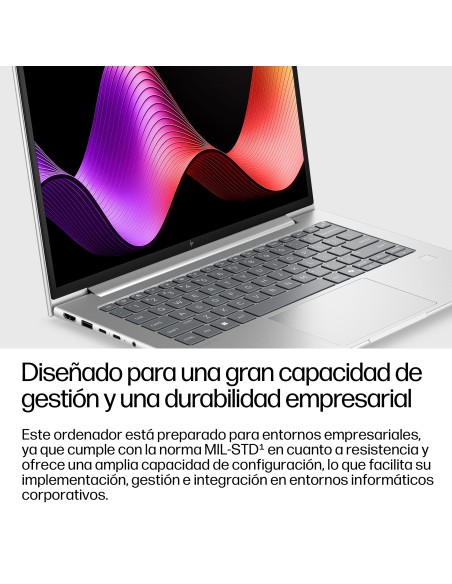 HP EliteBook 6 G2i 14 inch Notebook AI PC Wolf Pro Security Edition Intel Core 5 Portátil 35,6 cm (14") WUXGA 24 GB DDR5-SDRAM
