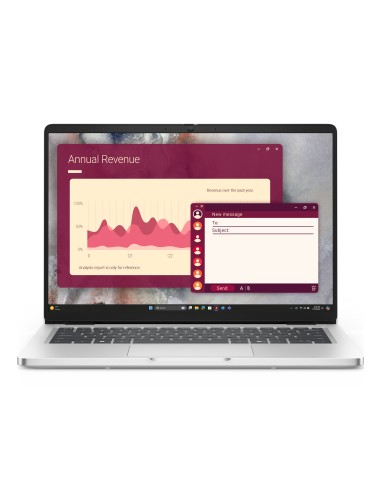 DELL Pro 14 PC14250 Intel Core Ultra 7 255U Portátil 35,6 cm (14") Full HD+ 16 GB DDR5-SDRAM 512 GB SSD Wi-Fi 6E (802.11ax)