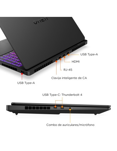 HP OMEN MAX Gaming Laptop 16-ah0001ns Intel Core Ultra 9 275HX Portátil 40,6 cm (16") WQXGA 32 GB DDR5-SDRAM 1 TB SSD NVIDIA