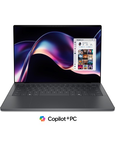 DELL XPS 14 DA14260 Copilot+ PC Intel Core Ultra X7 358H Portátil 35,6 cm (14") Pantalla táctil 2.8K 32 GB LPDDR5x-SDRAM 1 TB