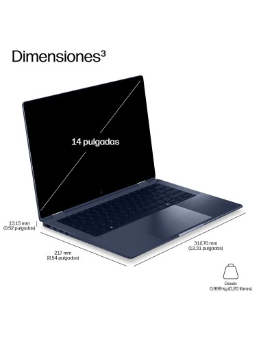 HP EliteBook X G2i 14 inch Notebook Next Gen AI PC Wolf Pro Security Edition Copilot+ PC Intel Core Ultra 7 356H Portátil 35,6
