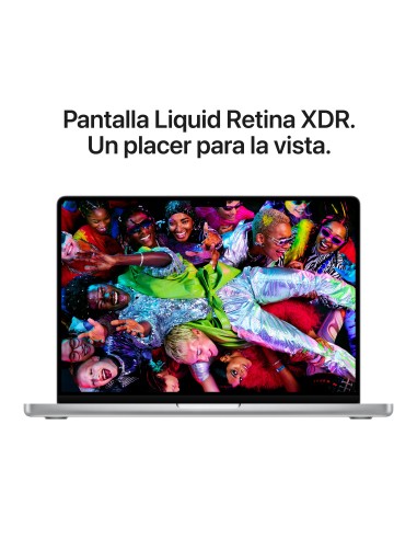 Apple MacBook Pro 14" M5 Pro chip 15‑core CPU 16‑core GPU, 24GB, 2TB SSD - Plata